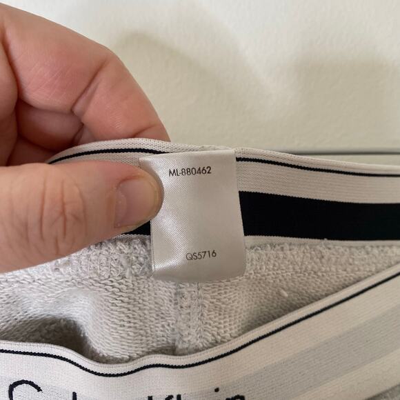 CALVIN KLEIN Sleepwear Modern Cotton Logo Waistband Joggers Gray Size Large - Picture 6 of 9